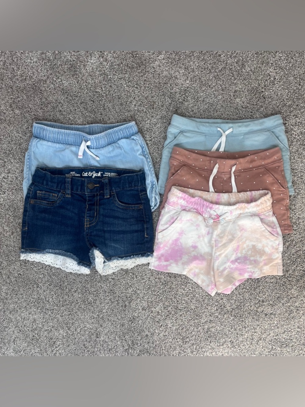 3T Girls Shorts Bundle - Cat & Jack Carter’s